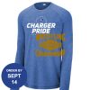 Carroll - PosiCharge ® Long Sleeve Tri Blend Wicking Raglan Tee Thumbnail