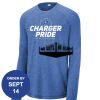Carroll - PosiCharge ® Long Sleeve Tri Blend Wicking Raglan Tee Thumbnail
