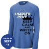 Carroll - PosiCharge ® Long Sleeve Tri Blend Wicking Raglan Tee Thumbnail