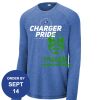 Carroll - PosiCharge ® Long Sleeve Tri Blend Wicking Raglan Tee Thumbnail