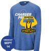 Carroll - PosiCharge ® Long Sleeve Tri Blend Wicking Raglan Tee Thumbnail
