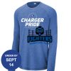 Carroll - PosiCharge ® Long Sleeve Tri Blend Wicking Raglan Tee Thumbnail
