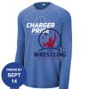 Carroll - PosiCharge ® Long Sleeve Tri Blend Wicking Raglan Tee Thumbnail