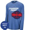 Carroll - PosiCharge ® Long Sleeve Tri Blend Wicking Raglan Tee Thumbnail