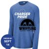 Carroll - PosiCharge ® Long Sleeve Tri Blend Wicking Raglan Tee Thumbnail