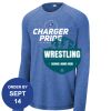 Carroll - PosiCharge ® Long Sleeve Tri Blend Wicking Raglan Tee Thumbnail