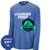 Carroll - PosiCharge ® Long Sleeve Tri Blend Wicking Raglan Tee Thumbnail