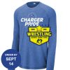 Carroll - PosiCharge ® Long Sleeve Tri Blend Wicking Raglan Tee Thumbnail