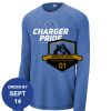 Carroll - PosiCharge ® Long Sleeve Tri Blend Wicking Raglan Tee Thumbnail