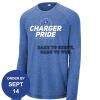 Carroll - PosiCharge ® Long Sleeve Tri Blend Wicking Raglan Tee Thumbnail
