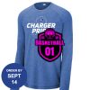 Carroll - PosiCharge ® Long Sleeve Tri Blend Wicking Raglan Tee Thumbnail