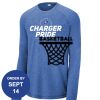 Carroll - PosiCharge ® Long Sleeve Tri Blend Wicking Raglan Tee Thumbnail