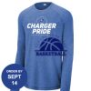 Carroll - PosiCharge ® Long Sleeve Tri Blend Wicking Raglan Tee Thumbnail