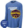 Carroll - PosiCharge ® Long Sleeve Tri Blend Wicking Raglan Tee Thumbnail