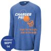 Carroll - PosiCharge ® Long Sleeve Tri Blend Wicking Raglan Tee Thumbnail