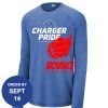 Carroll - PosiCharge ® Long Sleeve Tri Blend Wicking Raglan Tee Thumbnail