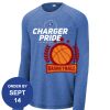 Carroll - PosiCharge ® Long Sleeve Tri Blend Wicking Raglan Tee Thumbnail