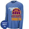 Carroll - PosiCharge ® Long Sleeve Tri Blend Wicking Raglan Tee Thumbnail