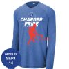 Carroll - PosiCharge ® Long Sleeve Tri Blend Wicking Raglan Tee Thumbnail