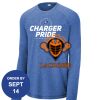 Carroll - PosiCharge ® Long Sleeve Tri Blend Wicking Raglan Tee Thumbnail