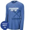 Carroll - PosiCharge ® Long Sleeve Tri Blend Wicking Raglan Tee Thumbnail