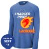 Carroll - PosiCharge ® Long Sleeve Tri Blend Wicking Raglan Tee Thumbnail