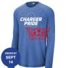 Carroll - PosiCharge ® Long Sleeve Tri Blend Wicking Raglan Tee Thumbnail