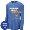 Carroll - PosiCharge ® Long Sleeve Tri Blend Wicking Raglan Tee Thumbnail