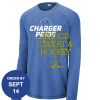 Carroll - PosiCharge ® Long Sleeve Tri Blend Wicking Raglan Tee Thumbnail