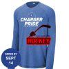 Carroll - PosiCharge ® Long Sleeve Tri Blend Wicking Raglan Tee Thumbnail