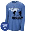 Carroll - PosiCharge ® Long Sleeve Tri Blend Wicking Raglan Tee Thumbnail