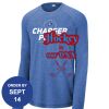 Carroll - PosiCharge ® Long Sleeve Tri Blend Wicking Raglan Tee Thumbnail