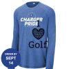 Carroll - PosiCharge ® Long Sleeve Tri Blend Wicking Raglan Tee Thumbnail