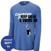 Carroll - PosiCharge ® Long Sleeve Tri Blend Wicking Raglan Tee Thumbnail