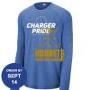 Carroll - PosiCharge ® Long Sleeve Tri Blend Wicking Raglan Tee Thumbnail