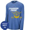 Carroll - PosiCharge ® Long Sleeve Tri Blend Wicking Raglan Tee Thumbnail