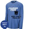 Carroll - PosiCharge ® Long Sleeve Tri Blend Wicking Raglan Tee Thumbnail