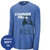 Carroll - PosiCharge ® Long Sleeve Tri Blend Wicking Raglan Tee Thumbnail
