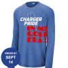 Carroll - PosiCharge ® Long Sleeve Tri Blend Wicking Raglan Tee Thumbnail