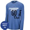 Carroll - PosiCharge ® Long Sleeve Tri Blend Wicking Raglan Tee Thumbnail