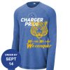 Carroll - PosiCharge ® Long Sleeve Tri Blend Wicking Raglan Tee Thumbnail