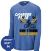 Carroll - PosiCharge ® Long Sleeve Tri Blend Wicking Raglan Tee Thumbnail