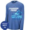Carroll - PosiCharge ® Long Sleeve Tri Blend Wicking Raglan Tee Thumbnail