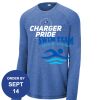 Carroll - PosiCharge ® Long Sleeve Tri Blend Wicking Raglan Tee Thumbnail