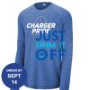Carroll - PosiCharge ® Long Sleeve Tri Blend Wicking Raglan Tee Thumbnail