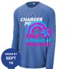 Carroll - PosiCharge ® Long Sleeve Tri Blend Wicking Raglan Tee Thumbnail