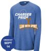 Carroll - PosiCharge ® Long Sleeve Tri Blend Wicking Raglan Tee Thumbnail