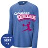 Carroll - PosiCharge ® Long Sleeve Tri Blend Wicking Raglan Tee Thumbnail