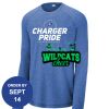 Carroll - PosiCharge ® Long Sleeve Tri Blend Wicking Raglan Tee Thumbnail