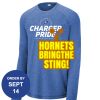 Carroll - PosiCharge ® Long Sleeve Tri Blend Wicking Raglan Tee Thumbnail